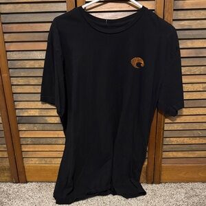 Costa Black Tee with Orange Logo